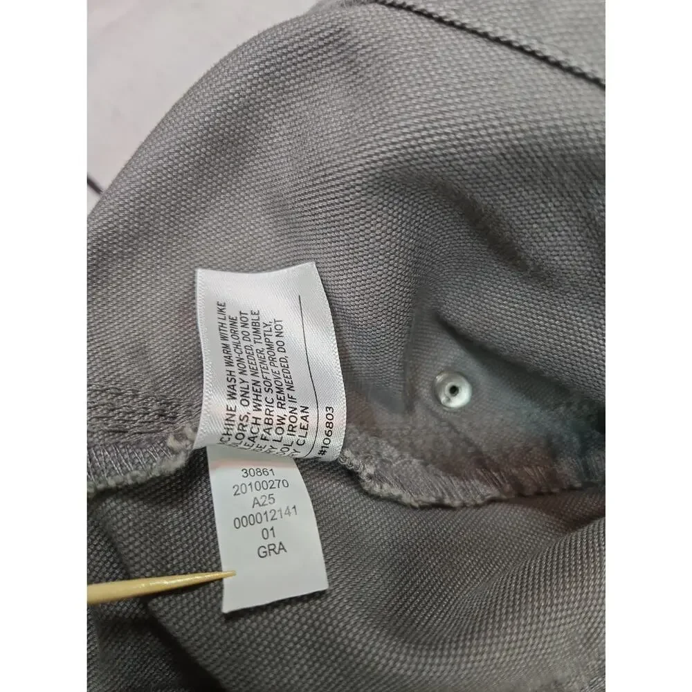 Duluth Trading Co. D Flex Fire Hose HD Gray Work Shorts Size 44